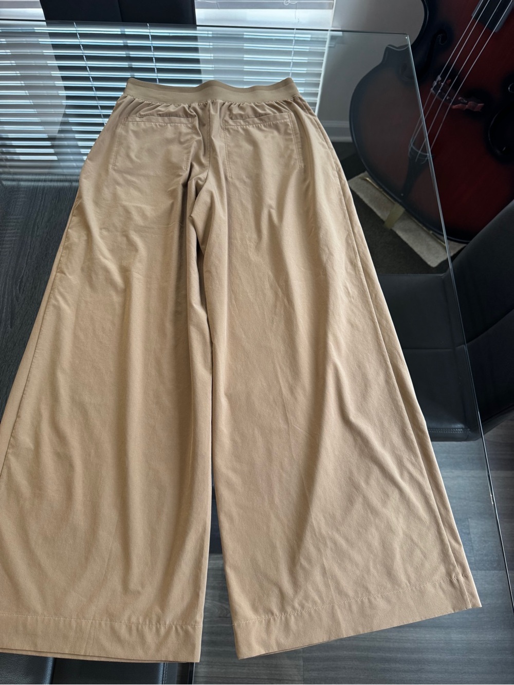 Athleta Beige Wide-Leg Pleated Pants - Picture 15 of 16